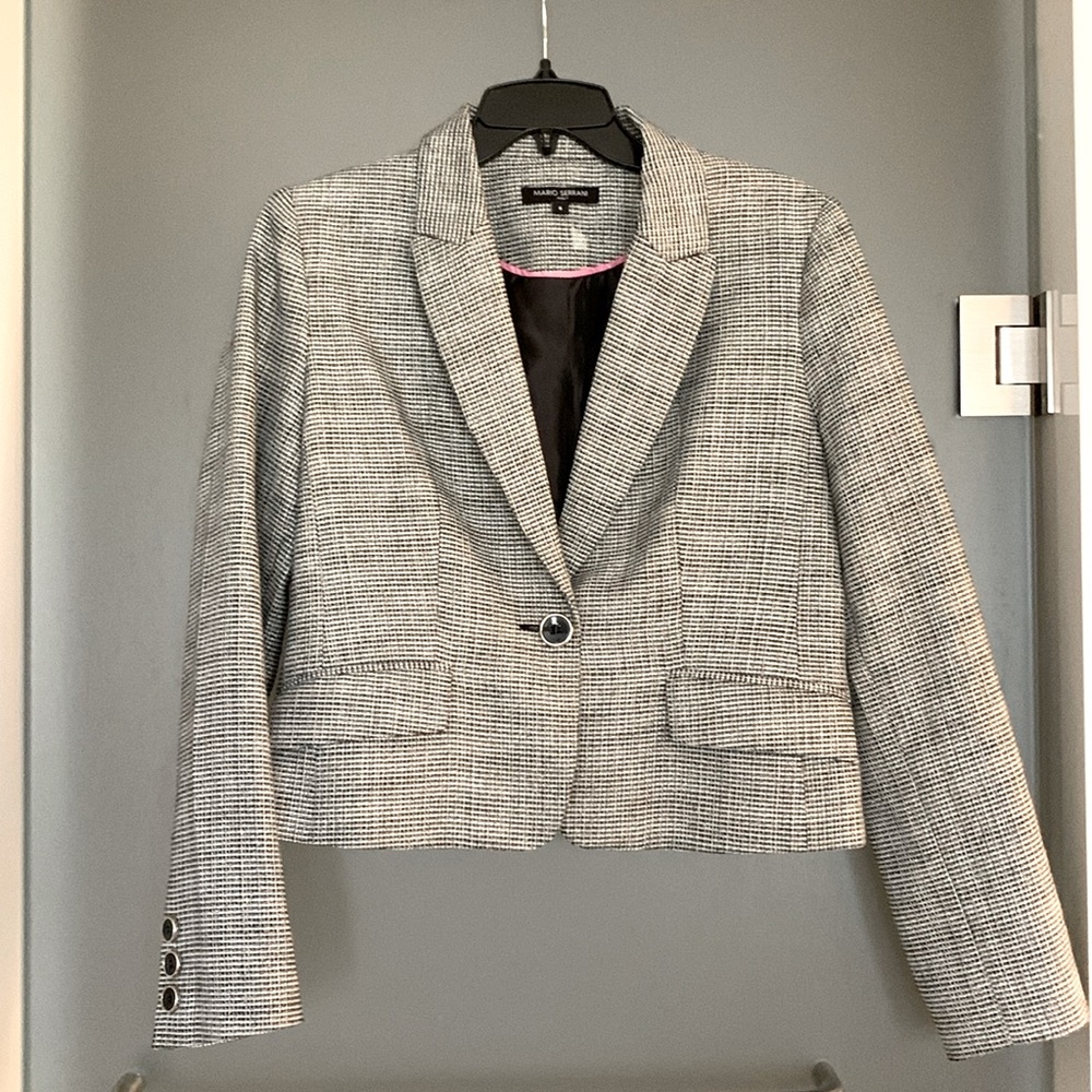 Mario Serrani black and white jacket